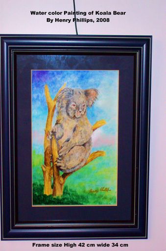 Koala Bear water colour painting