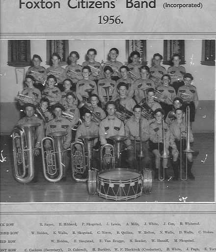 Foxton Citizens' Band 1956
