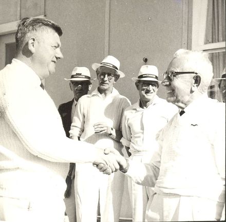 Mr Williams, Waitarere Beach Bowling Club life membership