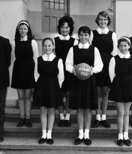 Foxton School A Netball Team 1964