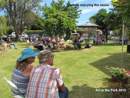 IMG_2025  Visitors enjoying the music