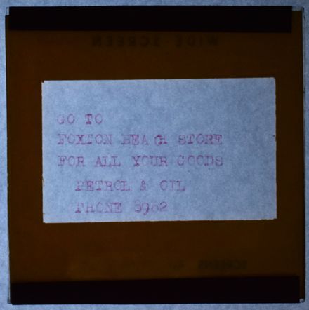 Foxton Beach Store- Cinema Advertising Slide - Resource cover image