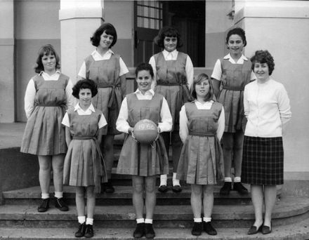 Foxton School A Netball Team 1966