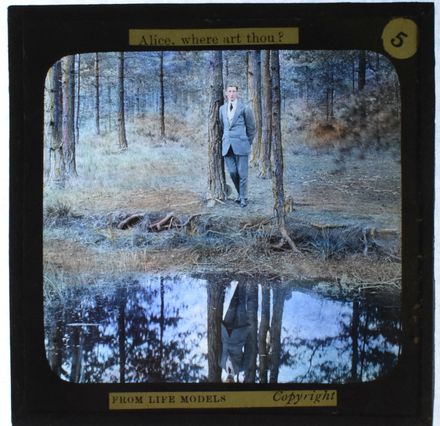 'Alice, Where Art Thou?' Magic Lantern Slide - Resource cover image