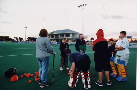 A Coaching Session at Levin Hockey Turf