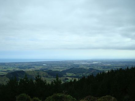 View from Panatawaewae Ridge over Horowhenua.