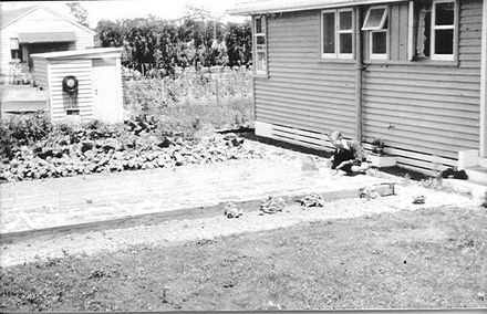 Neil Dobson, garden of manager's house, c.1950's