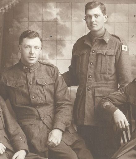 Group of four soliers. (Australian Commonwealth Military Forces) 1914-1918.