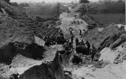 Cuting Through Sand Hill