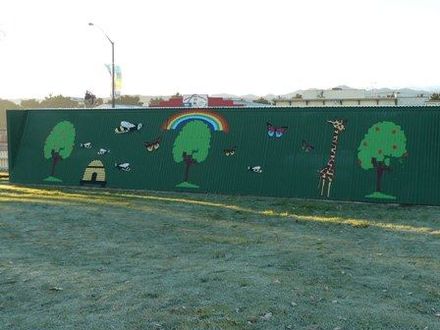 Tunnel for the train.