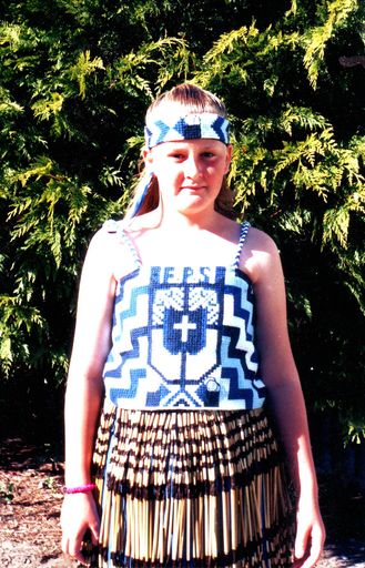 Michelle Fricker, Foxton School Kapahaka member, 1996 - Resource cover image