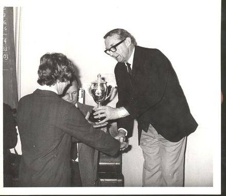 Mr Watson presented with Sir Bernard Fergusson Trophy