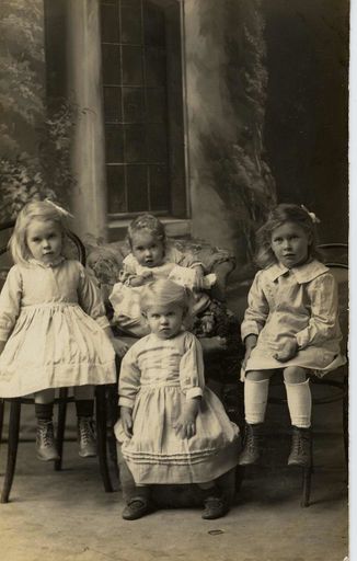 Four Unidentified Children, 18 July 1914