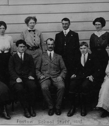 Foxton School Staff, 1913
