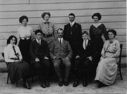 Foxton School Staff, 1913