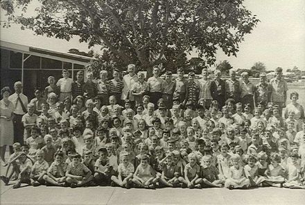 Staff and Pupils of Fairfield School 1963