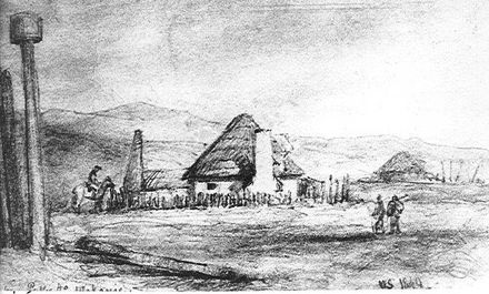 Accommodation House, Te Uruhi, Waikanae, 1849