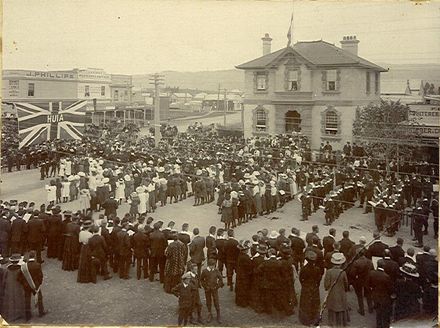 Commemoration of death of Edward VII, 1910