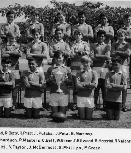 Foxton School Rugby Team, 1968.