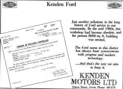 Kenden Motors Ltd ad