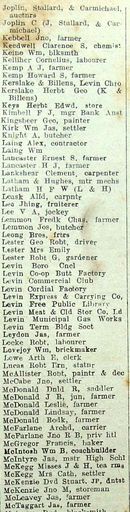 New Zealand Post Office Directory 1921 Levin jop-mct