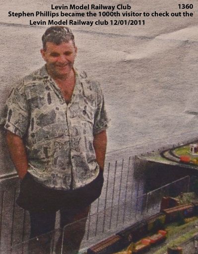 IMG_1360 The 1000 th Visitor to the Levin Model Railway club