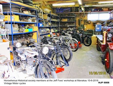 0008 Restored vintage Motor cycles by Jeff Fox