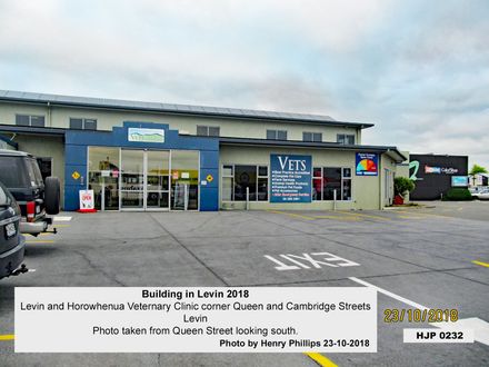 Levin and Horowhenua Veternary Clinic corner Queen and Cambridge Streets Levin 23-10-2018 - Resource cover image