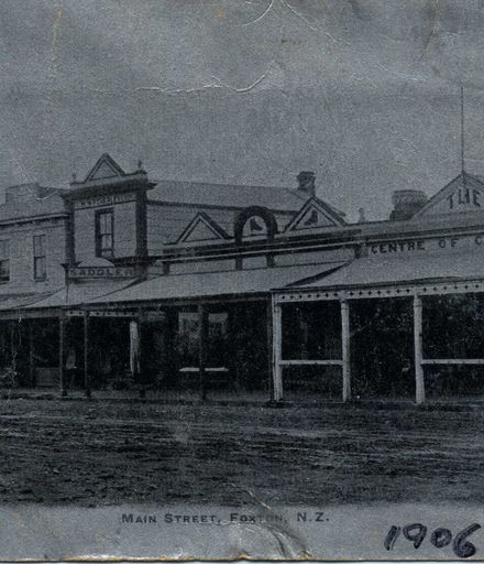 Main Street, Foxton 1906-7