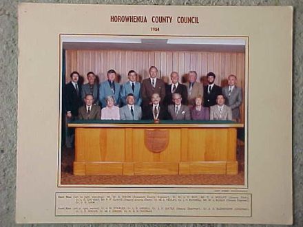 Horowhenua County Councillors/Senior Staff 1984
