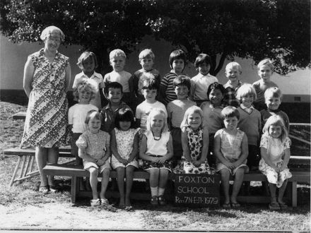 Foxton School Class, Room 7 New Entrants, 1979