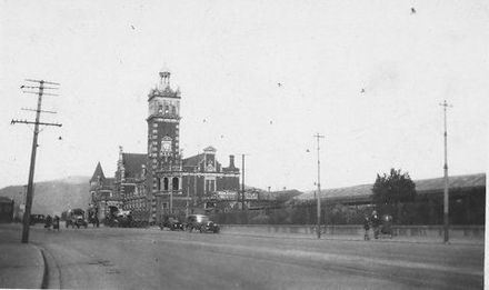 Dunedin Railway Station, February 1928