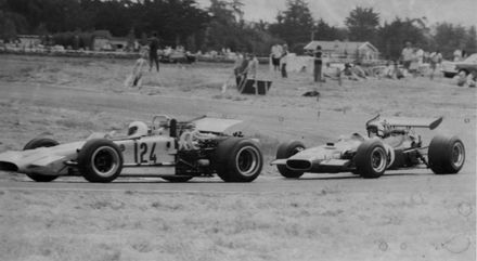 Motor racing on the Levin motor-racing Circuit 1970