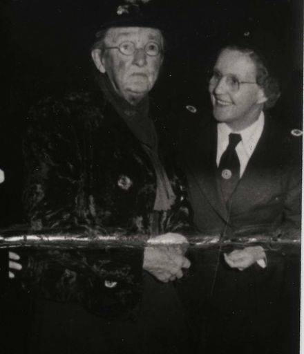 Mrs E. Nicol and Mrs Dorothy Campbell, c.1951