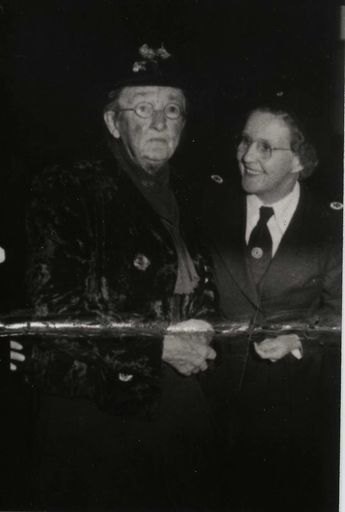 Mrs E. Nicol and Mrs Dorothy Campbell, c.1951