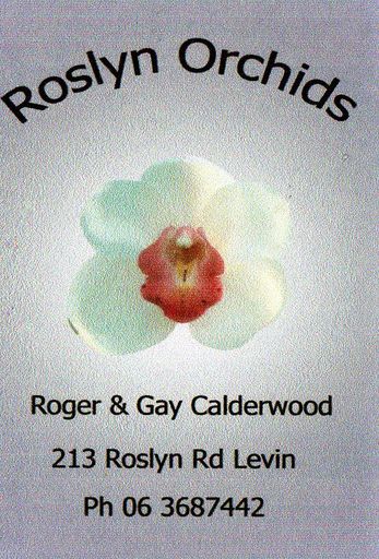 The Levin Orchid society show August 2012 brochure