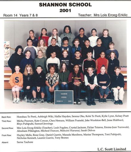 Shannon school room 14 2001