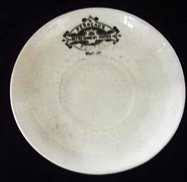 Perreau's Refreshment Rooms, Foxton saucer