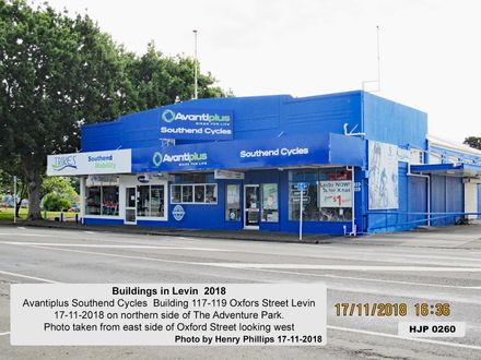 Advantiplus Southend Cycles Building 117 Oxford Street Levin 2018