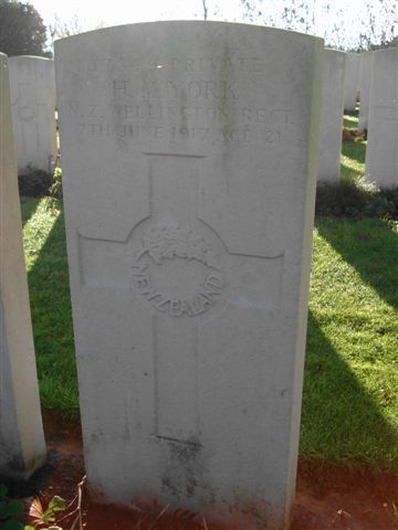 Henry Maldrom YORK memorial