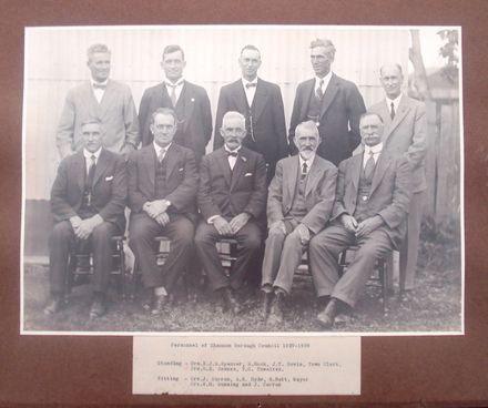 Shannon Borough Councillors, 1927 - 1929
