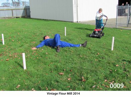 Foundation pegged out  0009