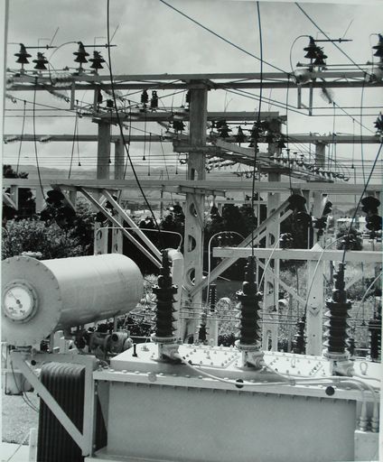 Levin Sub-station, 33,000 Volt transformer switching structure - Resource cover image