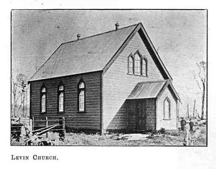 First Methodist Church, Levin c.1900