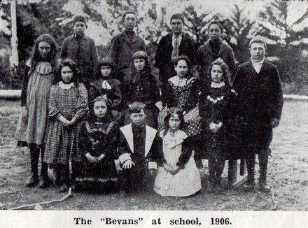 The Bevans at School 1906