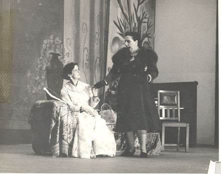 Trixie Cottingham and Audrea Beddie - of the show "Butting In", 1959