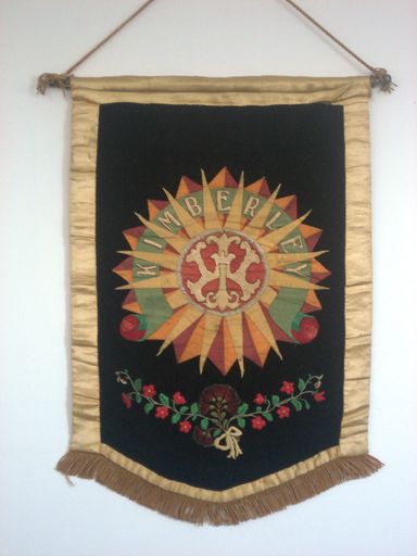 Embroidered Banner - "Kimberley W.I.", 1933 (?)