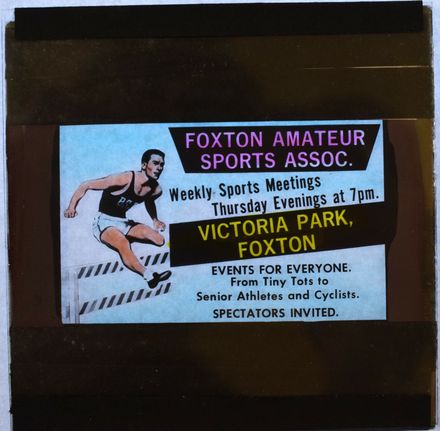 Foxton Amateur Sports Association Cinema Slide Foxton Amateur Sports Association Cinema Slide