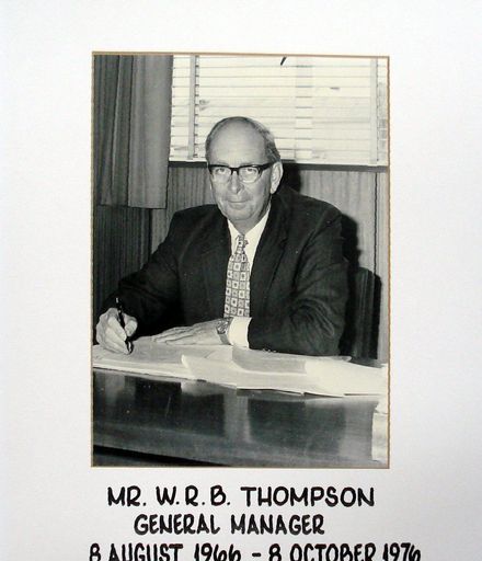 Mr W.R.B. Thompson, General Manager, 1966 - 1976