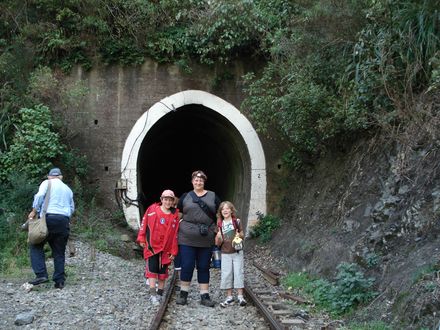 18 Outside the first tunnel